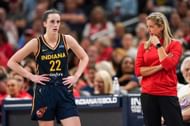 Indiana Fever coach Christie Sides with rookie Caitlin Clark - Source: Getty